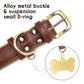 Customized PU Leather Nameplate Dog Collar