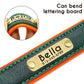 Customized PU Leather Nameplate Dog Collar